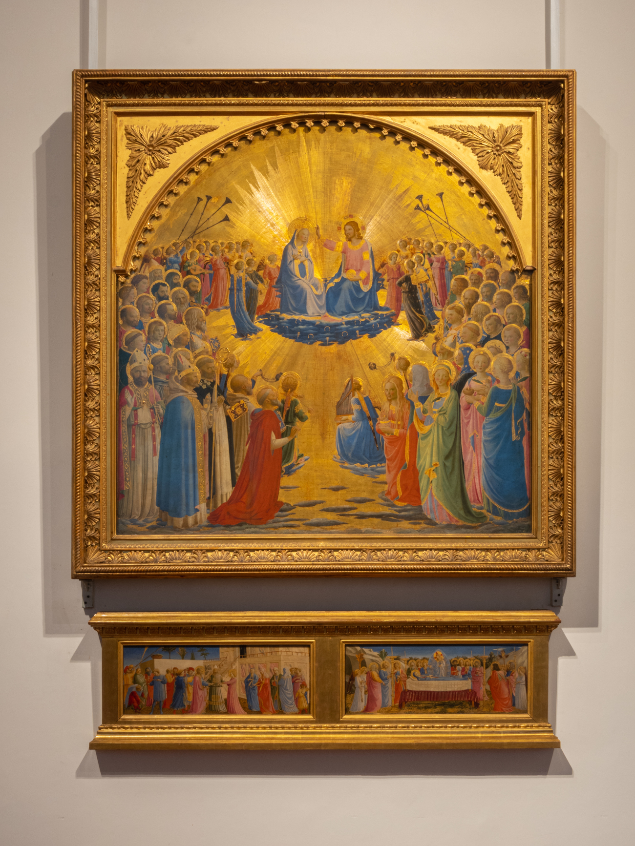 Beato Angelico S Coronation Of The Virgin Altarpiece Reconstructed At