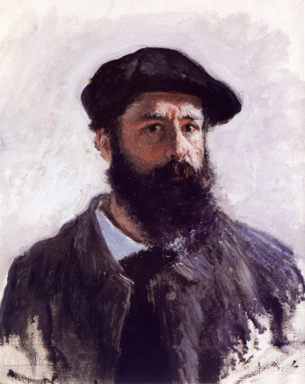 Claude Monet, Autoritratto (1886; olio su tela, 55 x 46 cm; Collezione privata) 