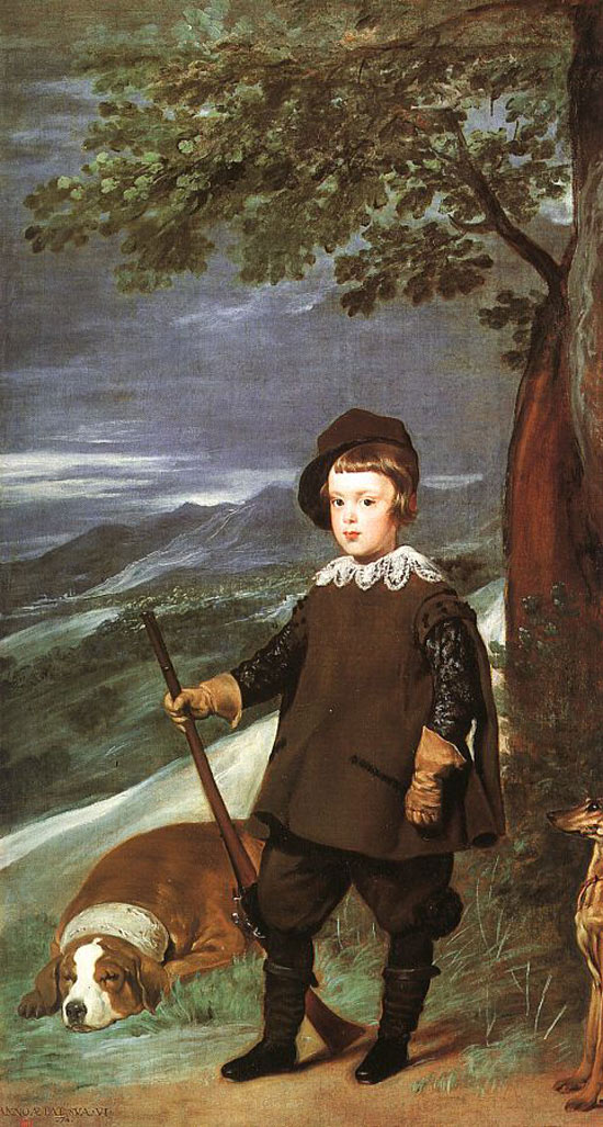Ritratto del principe Baltasar Carlos in veste di cacciatore di Diego Velázquez