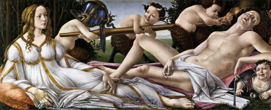 Venere e Marte di Sandro Botticelli