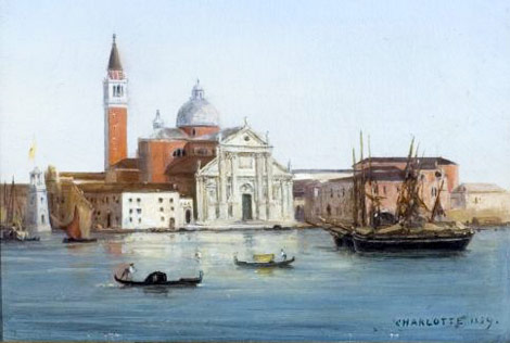 Carlotta del Belgio, Veduta di San Giorgio Maggiore a Venezia