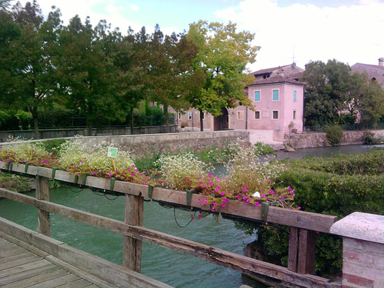 Il ponte di legno sul Mincio