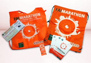 Il kit della FAI Marathon