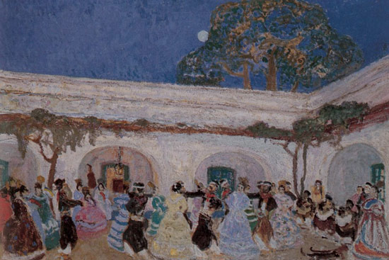 Pedro Figari, Pericón en el patio