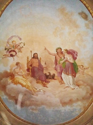 L'affresco dell'Olimpo