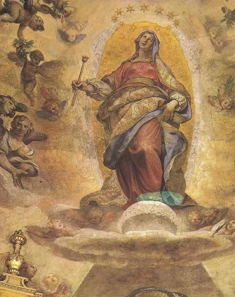Ludovico Cardi known as Cigoli, Immaculate Conception (1610-1612; frescoes; Rome, Santa Maria Maggiore)