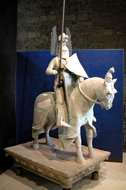 La statua di Mastino II al Museo di Castelvecchio