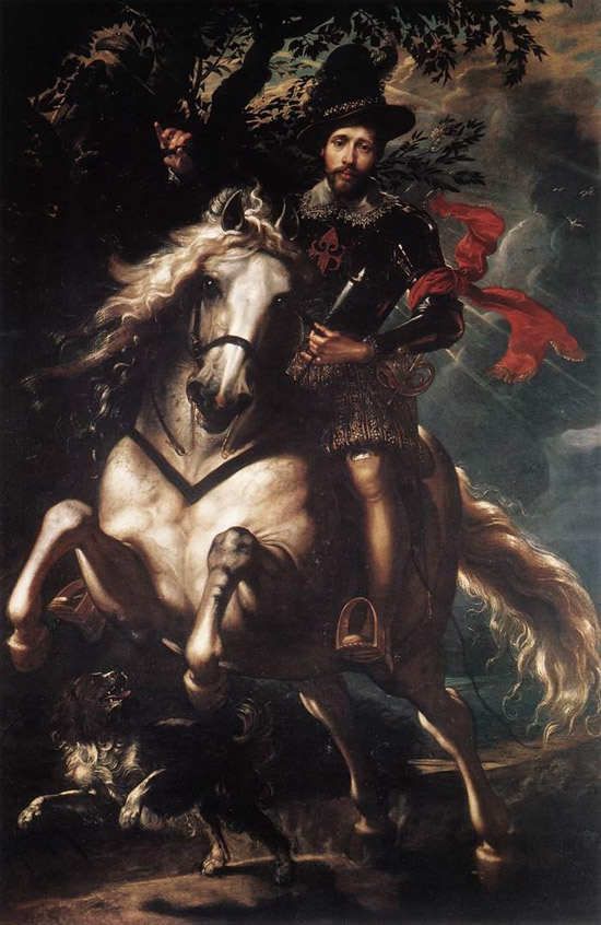 Pieter Paul Rubens, Ritratto equestre di Giovanni Carlo Doria (1606; Genova, Galleria Nazionale di Palazzo Spinola)