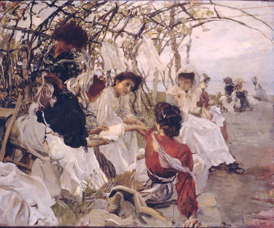 Ettore Tito, Pagine d'amore (1909; Genova, Raccolte Frugone)