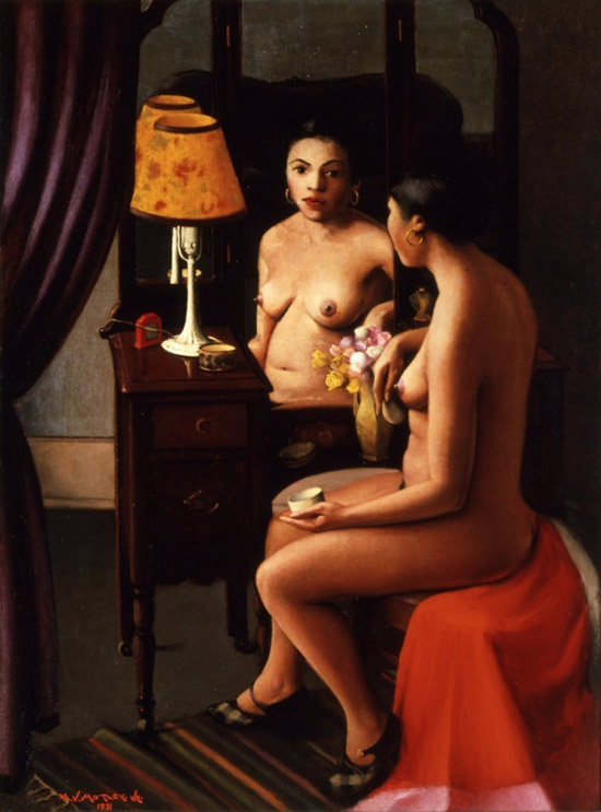 Archibald Motley, Brown girl after the bath