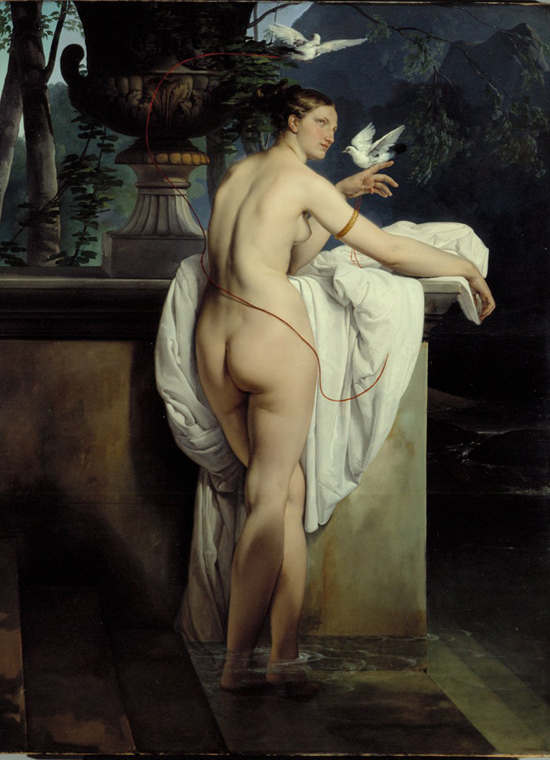 Francesco Hayez, Venere che scherza con due colombe