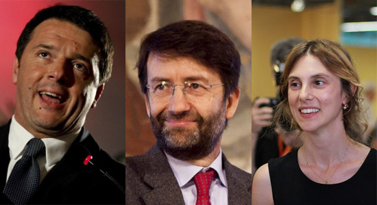 Renzi, Franceschini e Madia