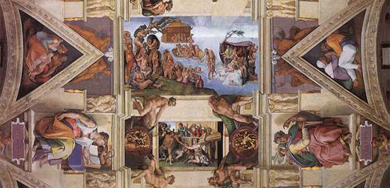 Michelangelo, la volta della Cappella Sistina