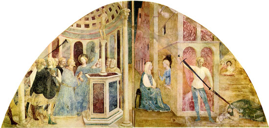 Masolino, Scene della vita di Santa Caterina