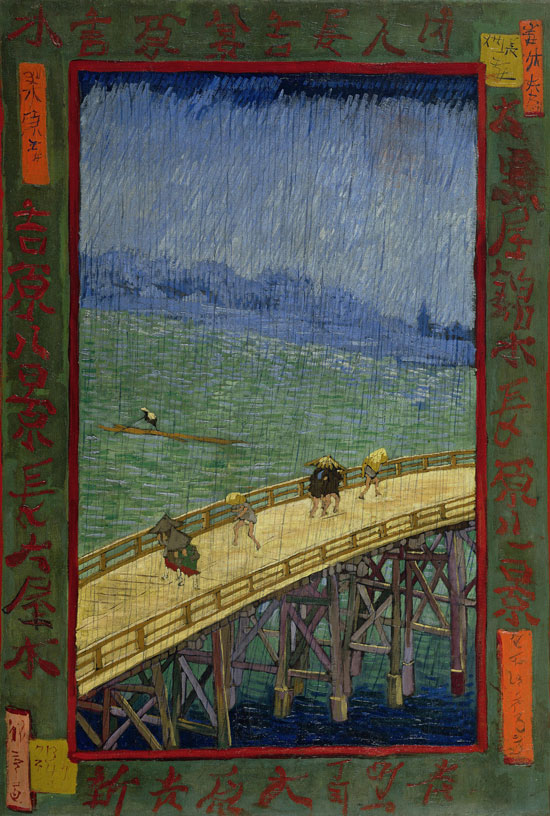 Vincent Van Gogh, Ponte sotto la pioggia