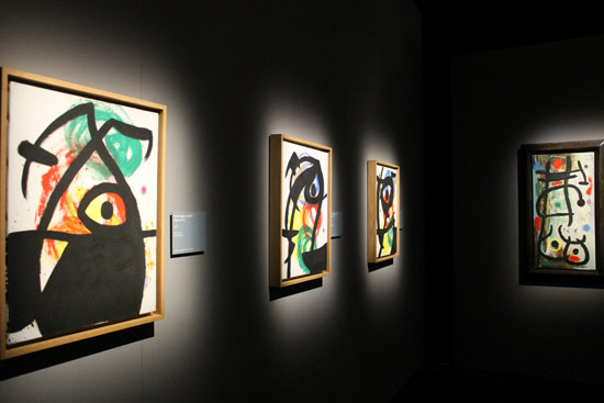 Immagine dalla mostra di Miró al Mudec di Milano