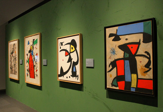 Immagine dalla mostra di Miró al Mudec di Milano