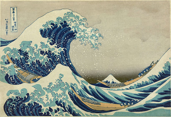 Hokusai, La grande onda di Kanagawa