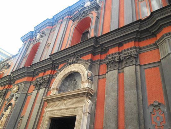 Facciata della chiesa di Sant'Angelo a Nilo, Napoli