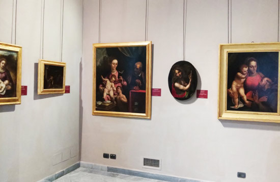 Alcune delle opere di nuovo esposte al pubblico nelle sale di Palazzo Rosso