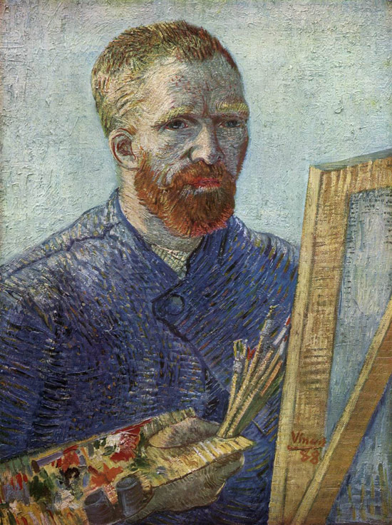 Vincent Van Gogh, Autoritratto al cavalletto