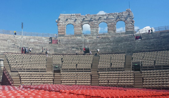 L'ala dell'Arena di Verona