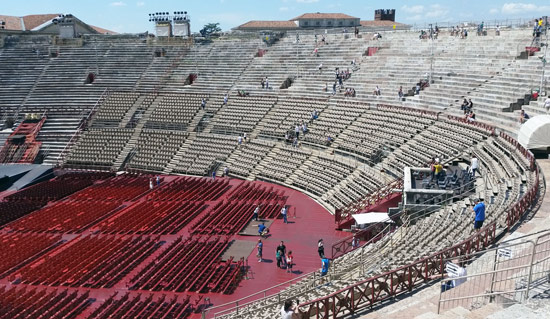 Interno dell'Arena di Verona