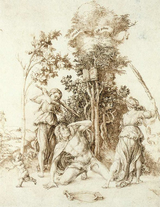 Albrecht Dürer, Morte di Orfeo