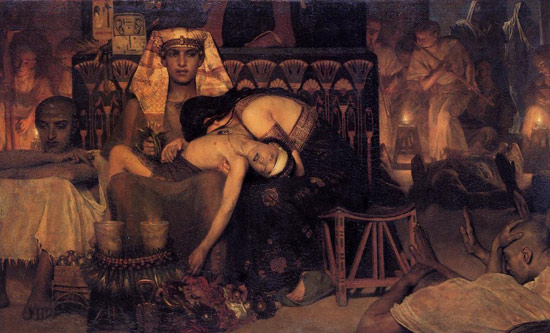 Lawrence Alma-Tadema, La morte del primogenito