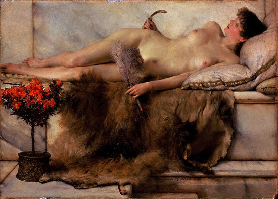 Lawrence Alma-Tadema, Nel tepidarium