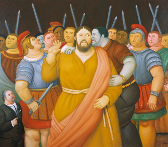 Fernando Botero, Il bacio di Giuda