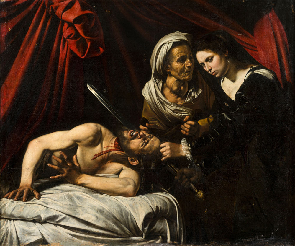 Attribuito a Caravaggio o a Louis Finson, Giuditta e Oloferne