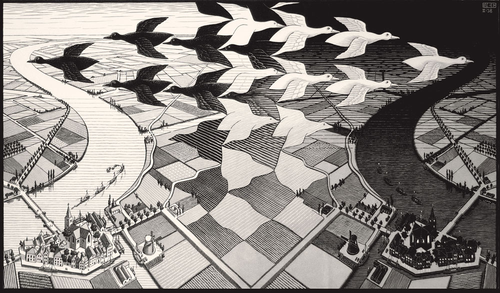 Maurits Cornelis Escher, Giorno e Notte