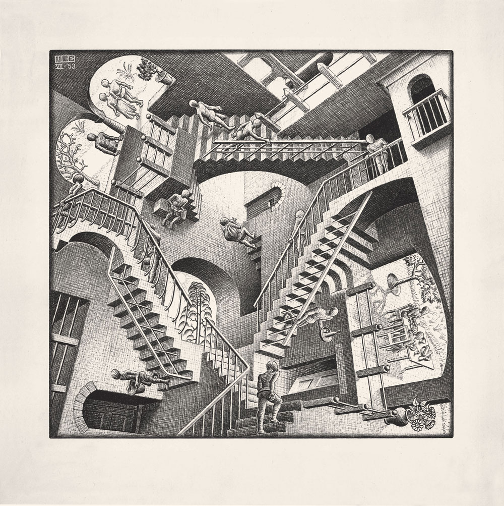 Maurits Cornelis Escher, Relatività