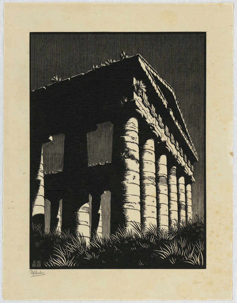 Maurits Cornelis Escher, Tempio di Segesta