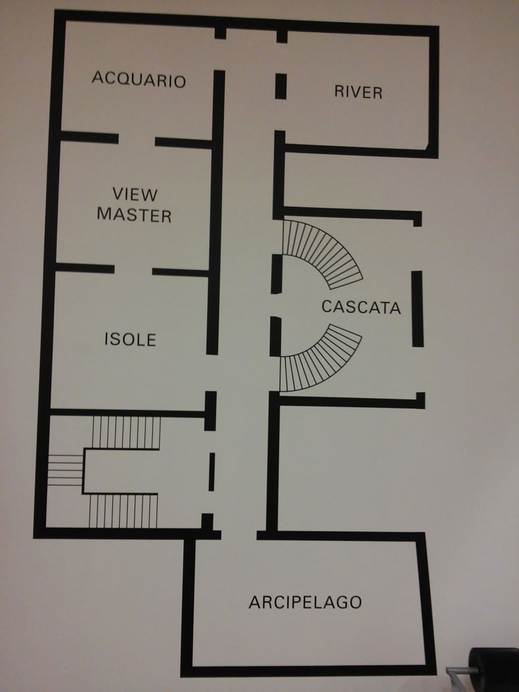 Mappa della mostra