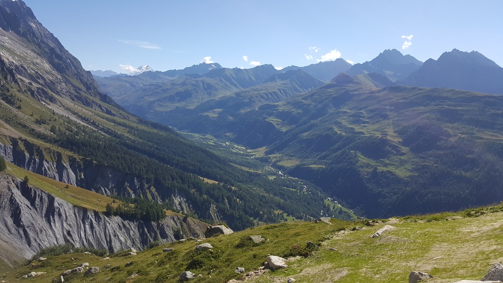 Panorama dal Monte Bianco