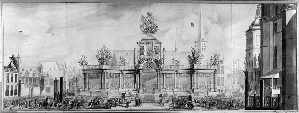 Pieter I e Pieter II van Baurscheit, Tribuna per l'ingresso trionfale dell'imperatore Carlo VI a Bruxelles