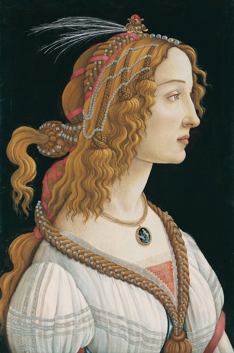 Sandro Botticelli, Ritratto di Dama, Francoforte