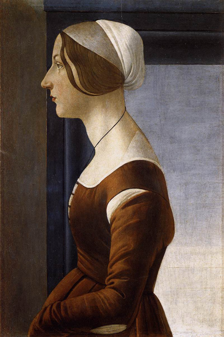 Sandro Botticelli, Ritratto di giovane donna