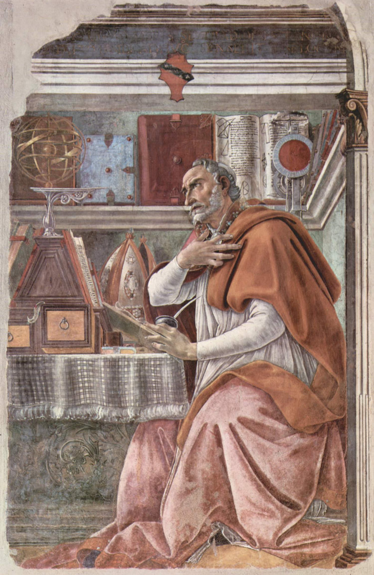 Sandro Botticelli, Sant'Agostino nello studio