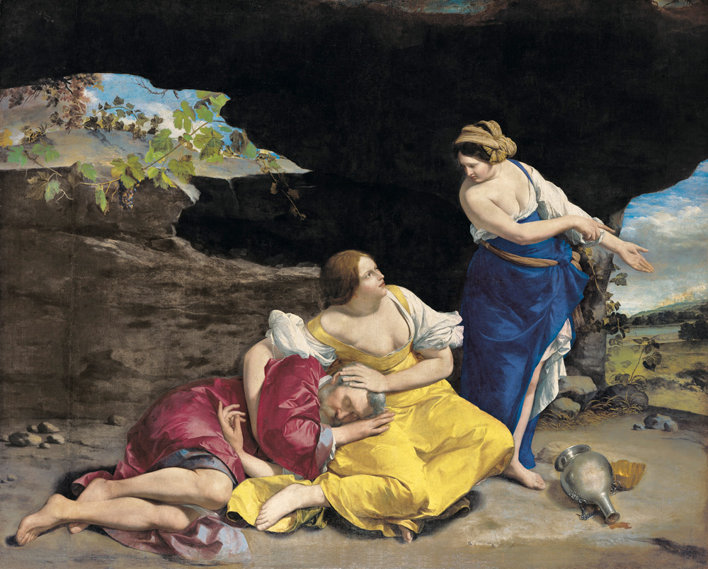 Orazio Gentileschi, Lot e le figlie