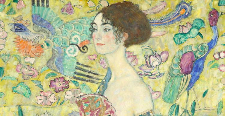 Eccezionale da Sotheby's, va in asta l'ultimo ritratto di Klimt: la Dama  col ventaglio