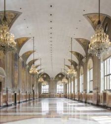 Bologna, außerordentliche Eröffnung des Palazzo Re Enzo auf der zentralen Piazza Maggiore