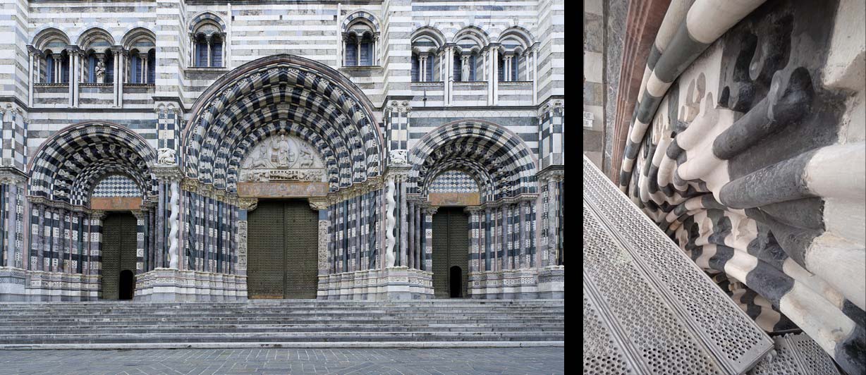 La Rinnovata Facciata Della Cattedrale Di Genova