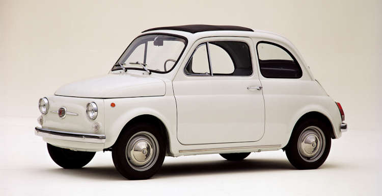 A car that is also a symbol of Italian design: the Fiat 500