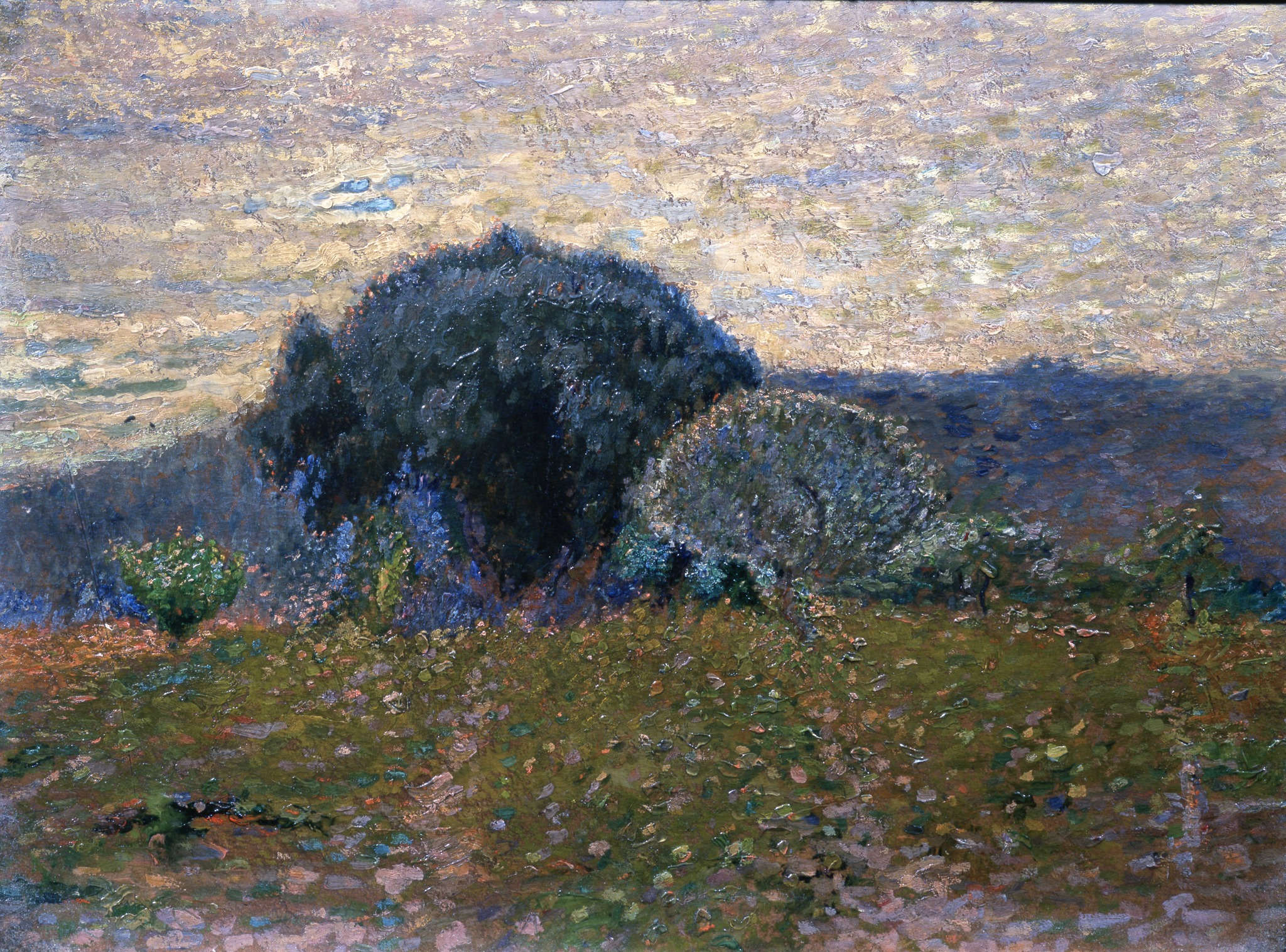 Serafino Macchiati, Vallée (1903 ; huile sur panneau, 24,5 x 32,8 cm ; collection privée)