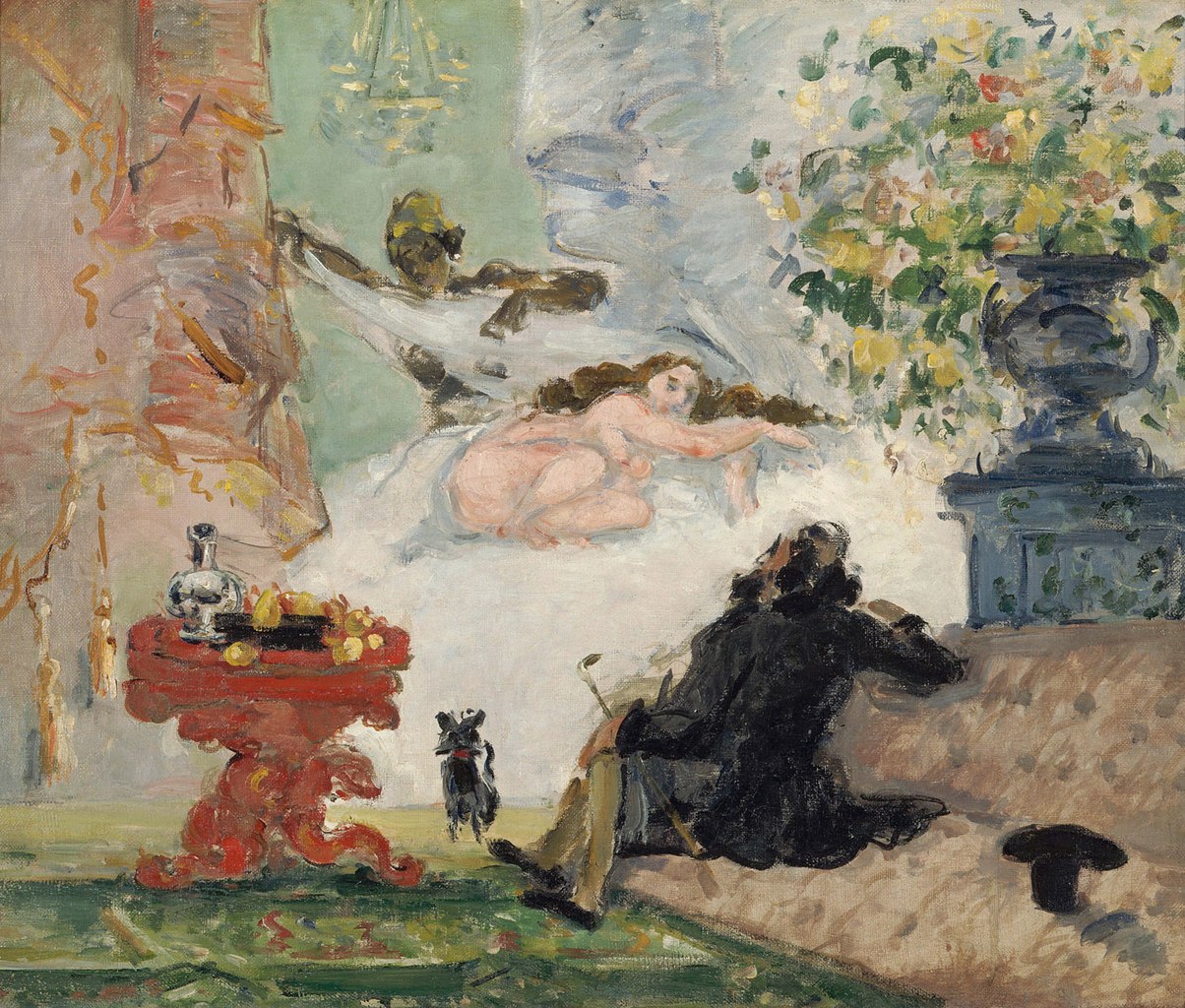 Paul Cézanne, A Modern Olympia (1873-1874; oil on canvas, 46 x 55.5 cm; Paris, Musée d'Orsay)