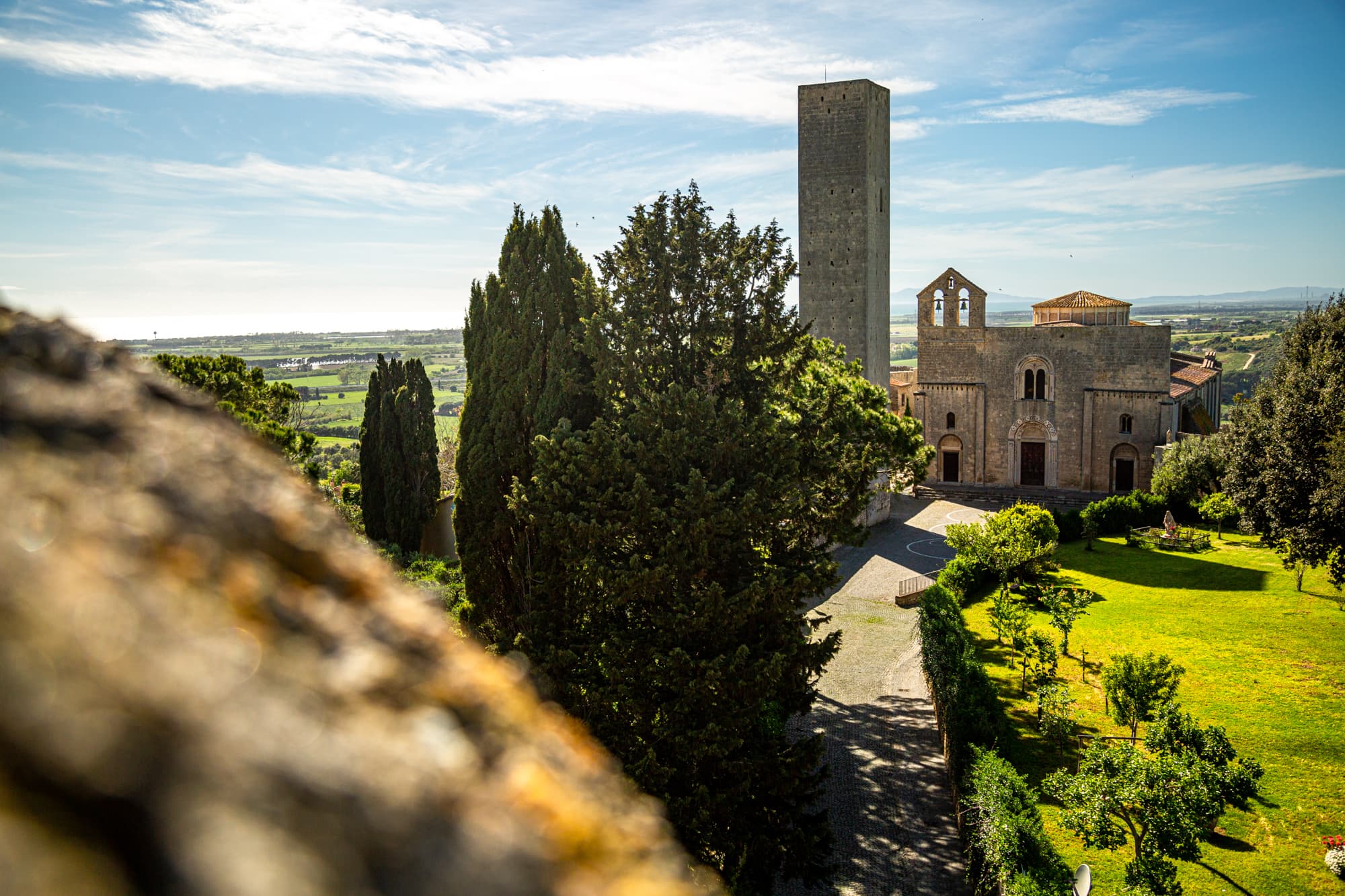 Tarquinia, Santa Maria in Castello. Photo : Tiziano Crescia / Municipalité de Tarquinia