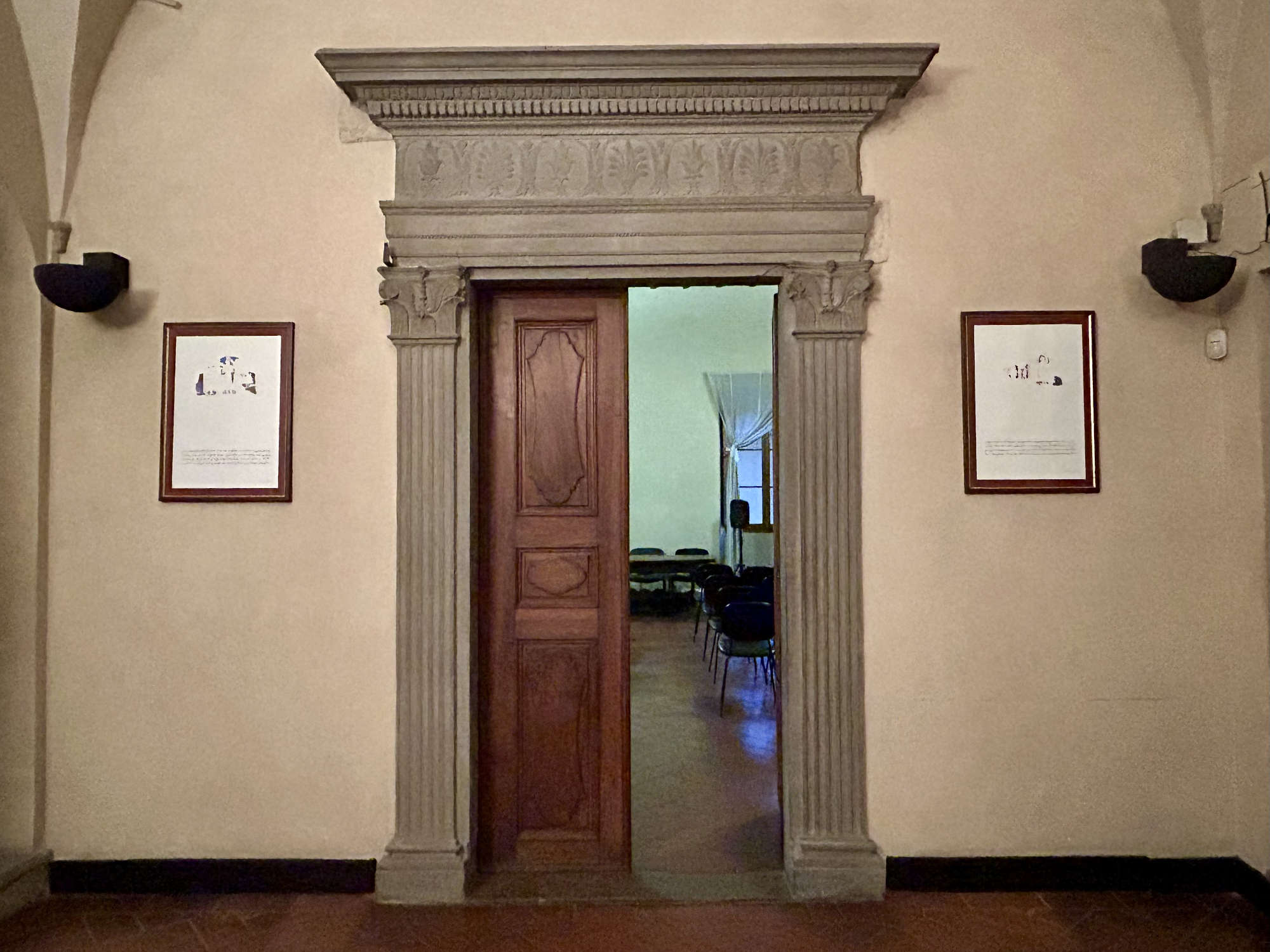 The original portal in the atrium